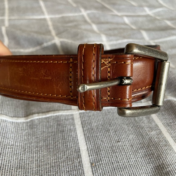 Coach Men’s 36 Brown Leather Belt - Picture 2 of 7